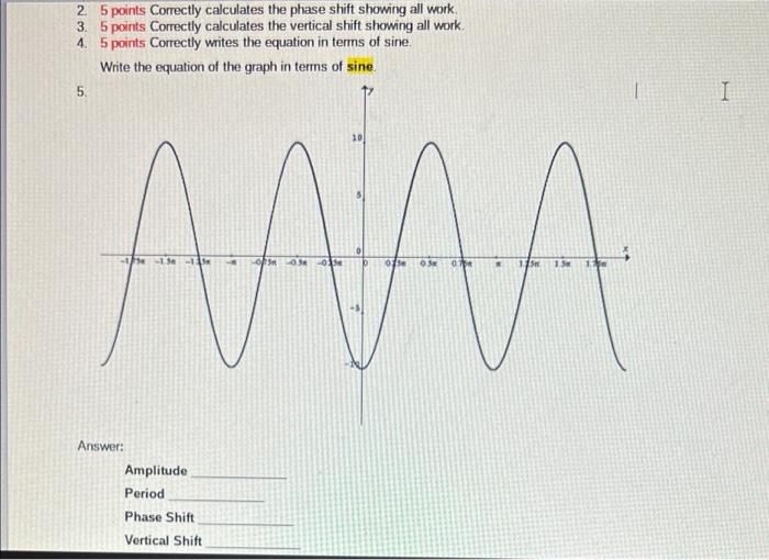 Solved 2 5 points Correctly calculates the phase shift | Chegg.com