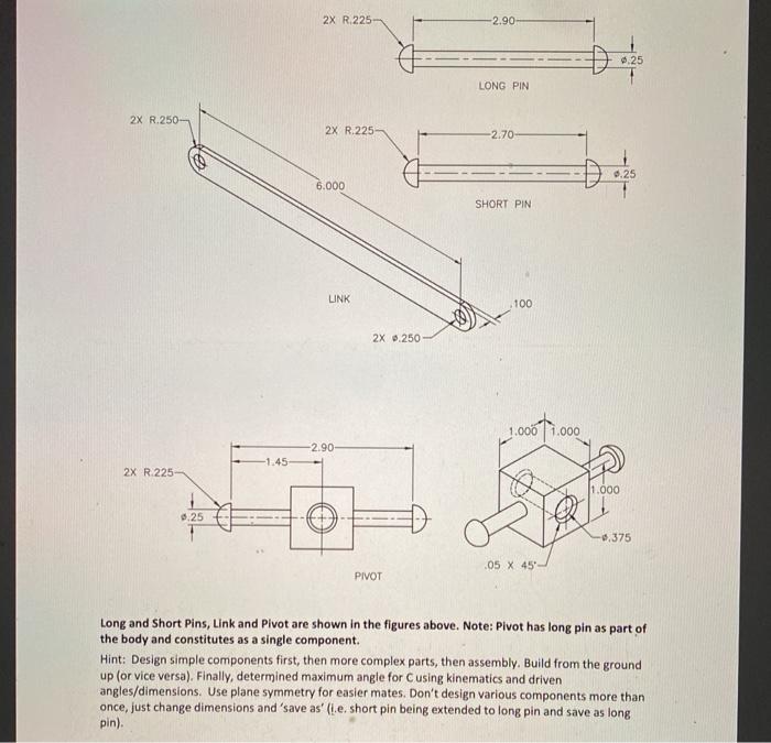 Solved Model the assembly shown in the figures provided in | Chegg.com