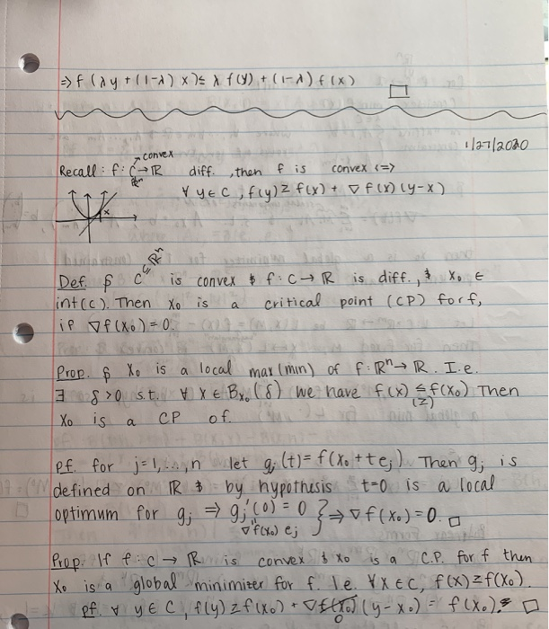 Problem 1 Consider The Constrained Minimization P Chegg Com