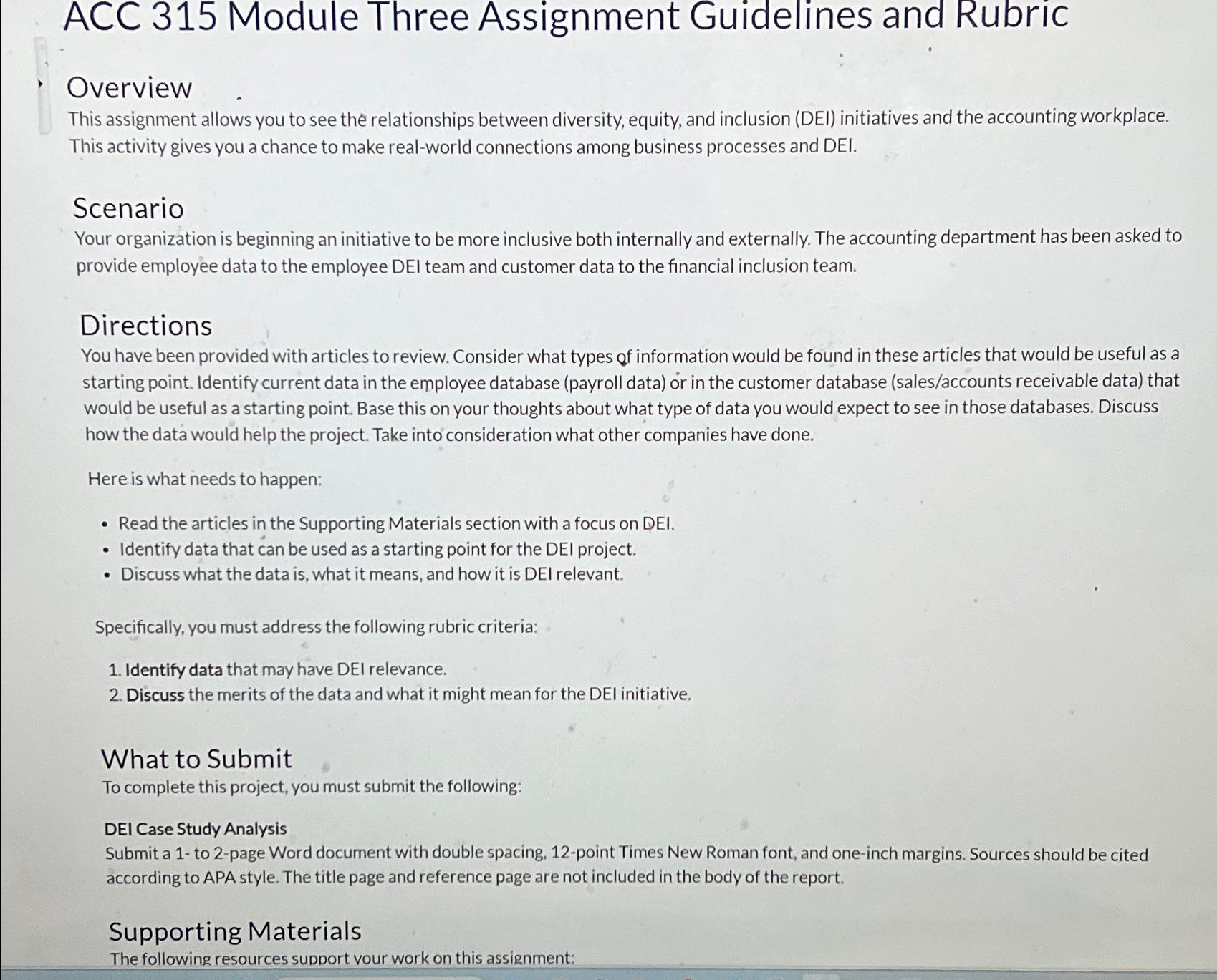 solved assignment 315