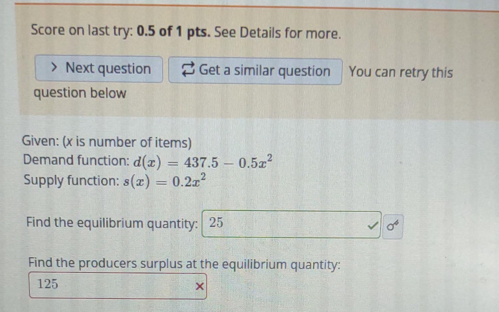 Solved Suppose the demand function for a product is given by | Chegg.com