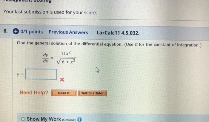 Solved Assignment Scoring Your last submission is used for | Chegg.com