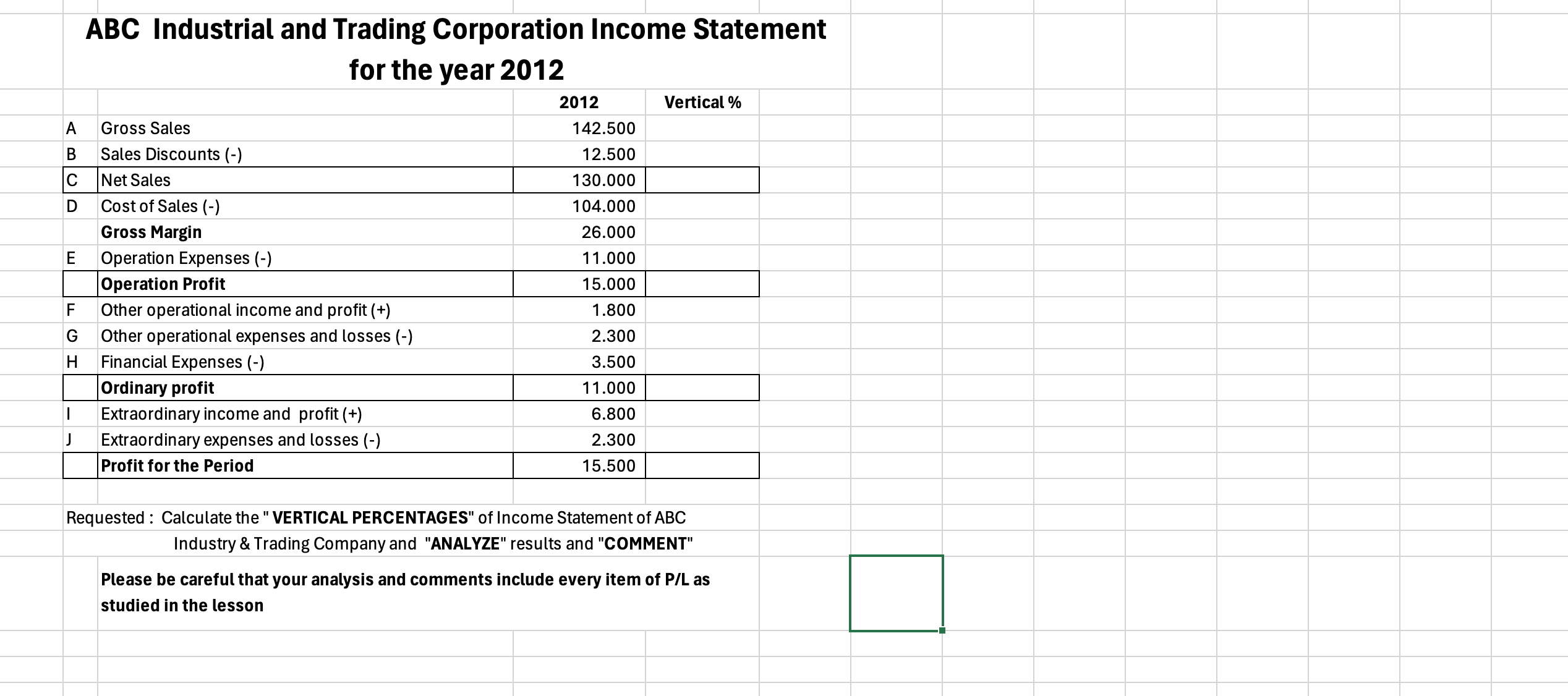 Solved ABC Industrial and Trading Corporation Income | Chegg.com