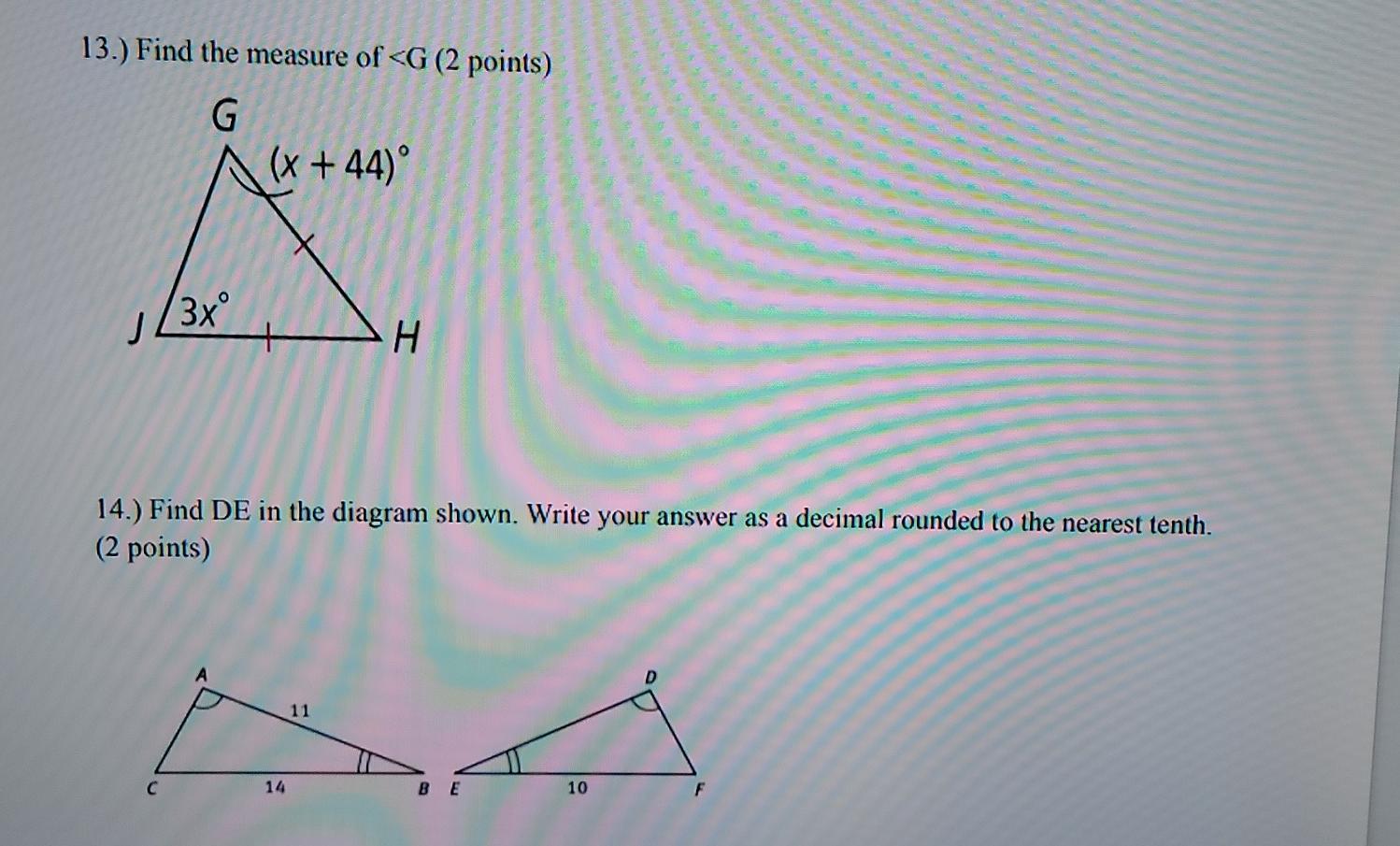 Solved 13.) Find the measure of | Chegg.com