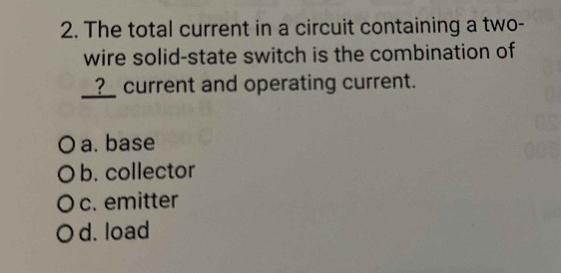 Solved The total current in a circuit containing a twowire | Chegg.com