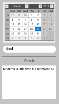 Solved Using Python, create a GUI that uses both Calendar | Chegg.com