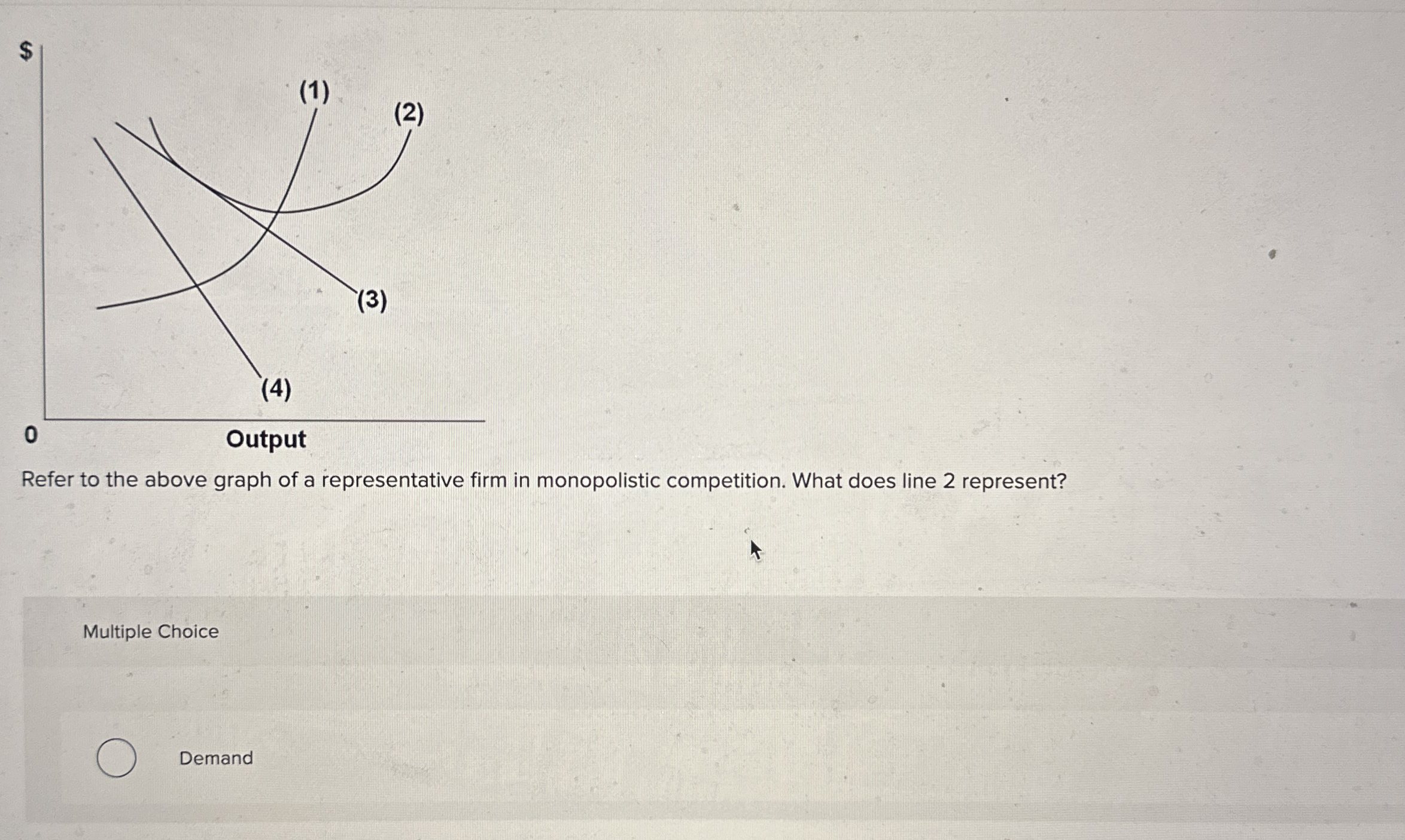 Solved Refer to the above graph of a representative firm in | Chegg.com