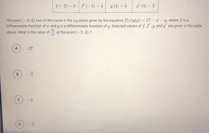 Solved G 4 5 G 4 2 F 2 3 F 2 4 The Point 2 4 Chegg Com