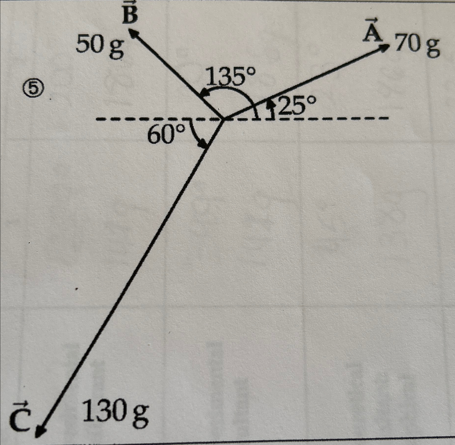 Solved draw a vector diagram based off the image below using | Chegg.com