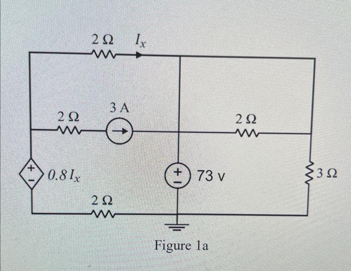 Solved Analyze the circuit shown in figure la, andobtain the | Chegg.com