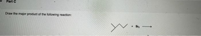 Solved Draw the major product of the following reaction: | Chegg.com