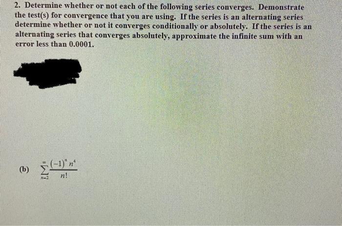 Solved 2. Determine whether or not each of the following | Chegg.com