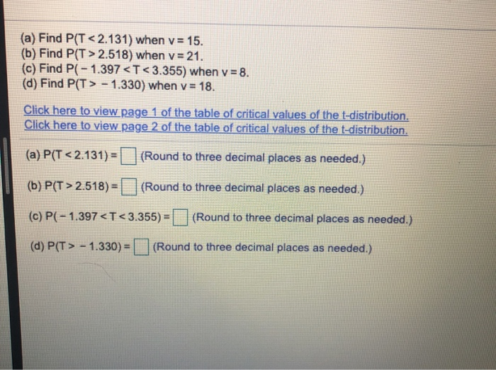 Solved A Find P T 2 131 When V 15 B Find P T 2 Chegg Com