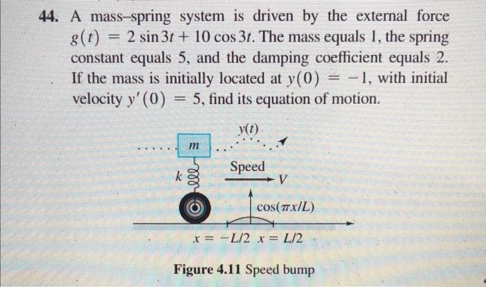 Solved Problem One The differential equation that describes | Chegg.com