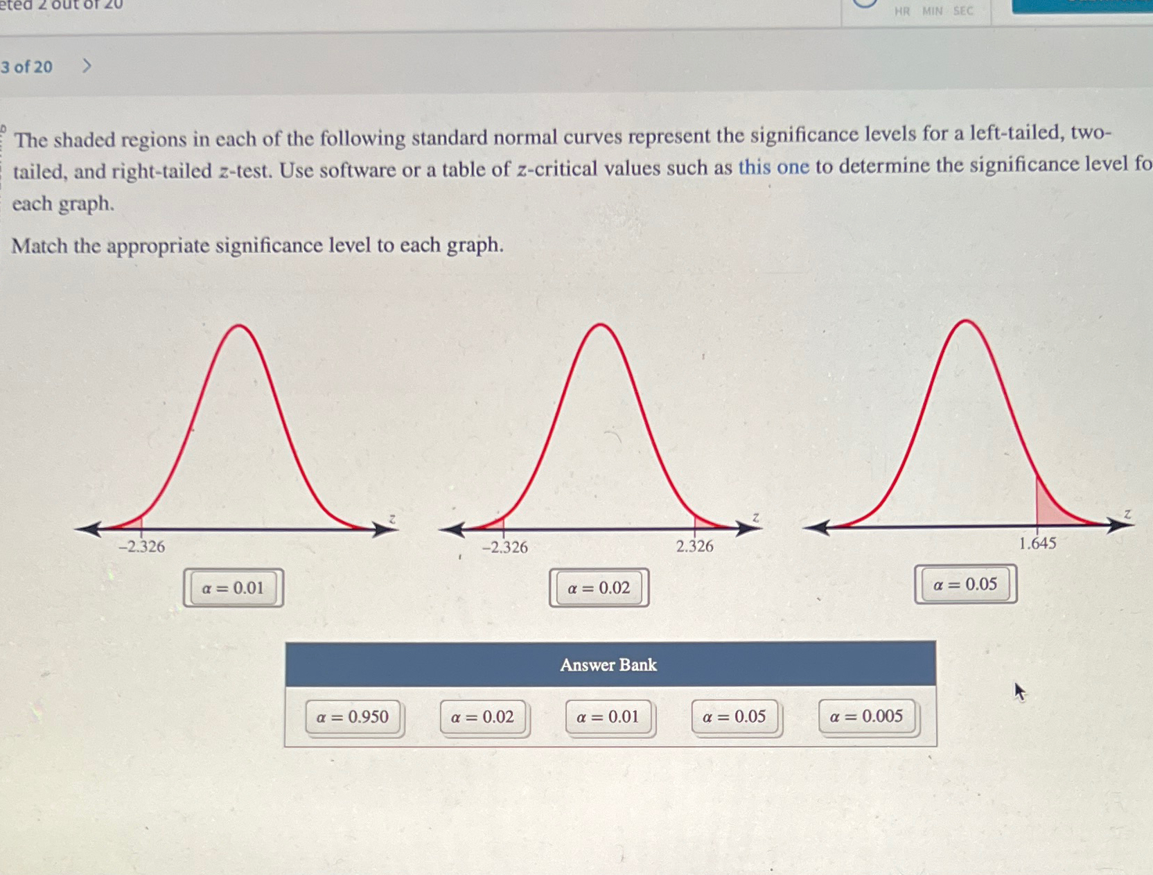 Solved 3 ﻿of 20The shaded regions in each of the following | Chegg.com