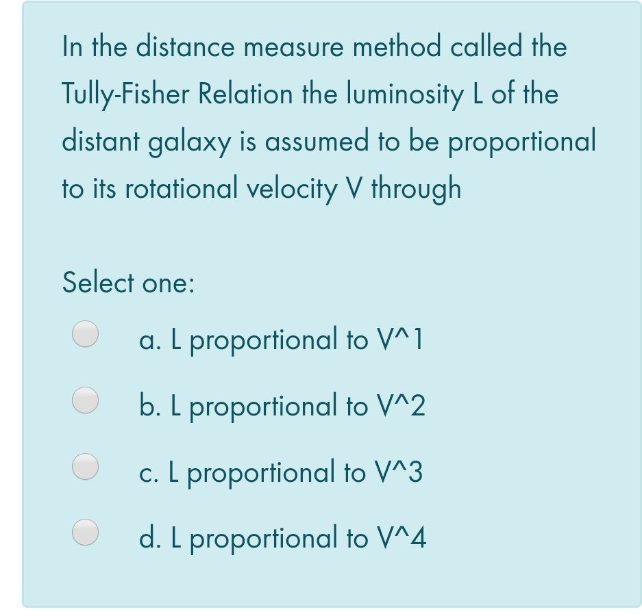 Solved In The Distance Measure Method Called The Tully Fi Chegg Com