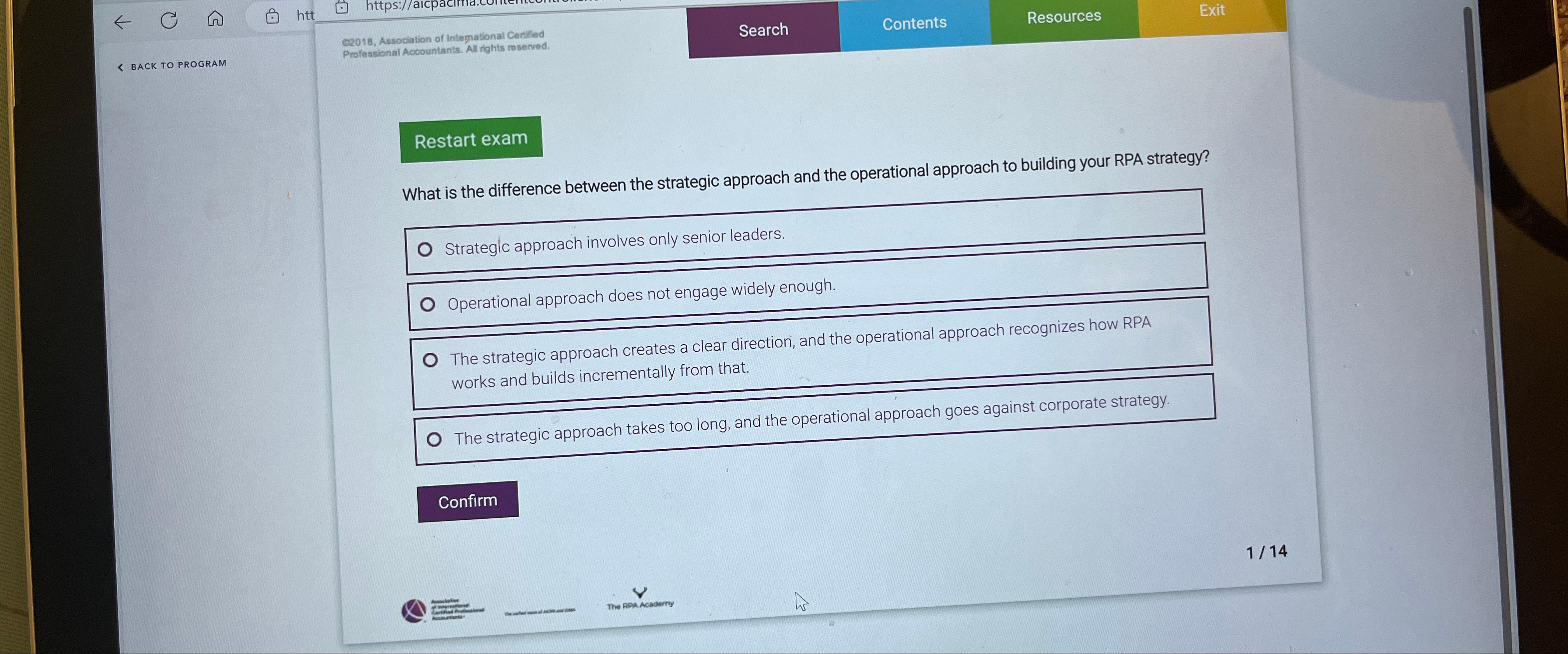 Solved What is the difference between the strategic approach | Chegg.com