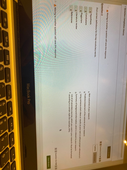 Solved Question Completion Status Moving to another question | Chegg.com