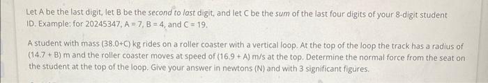 Solved Let A Be The Last Digit, Let B Be The Second To Last | Chegg.com