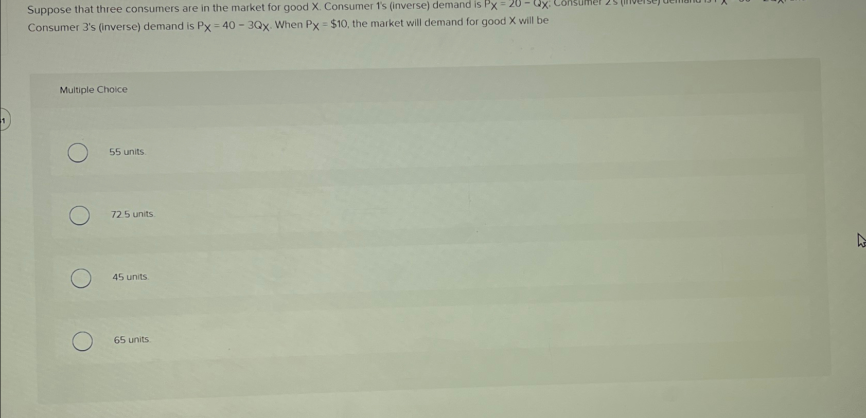 Solved Suppose that three consumers are in the market for | Chegg.com