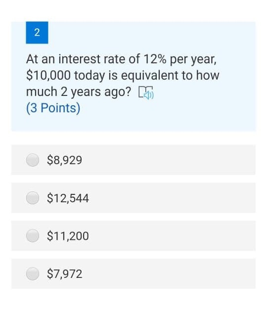 Solved 10 The Five Revenue Alternatives Shown Here Being | Chegg.com