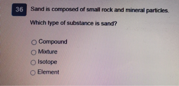 is sand a compound