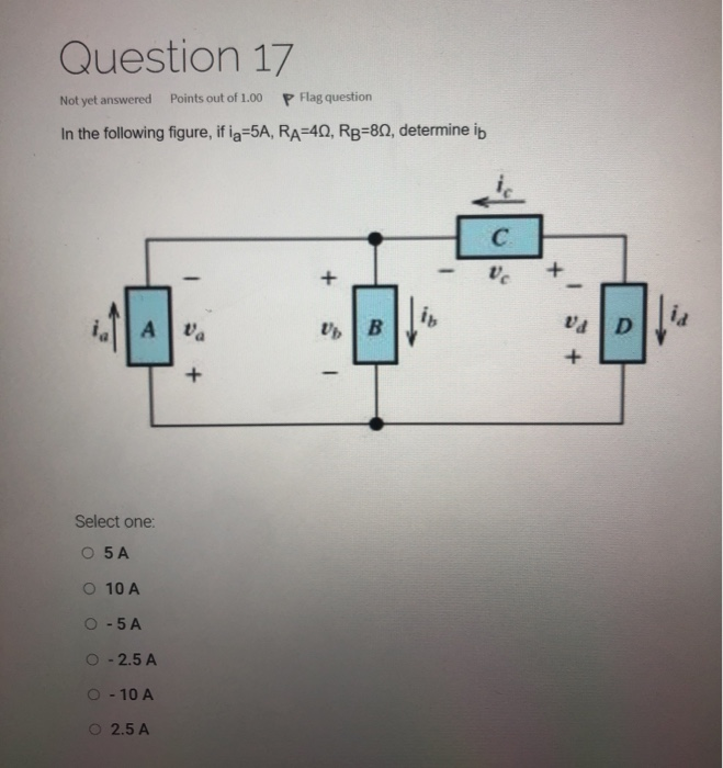 Solved Question 17 Not yet answered Points out of 1.00 P | Chegg.com