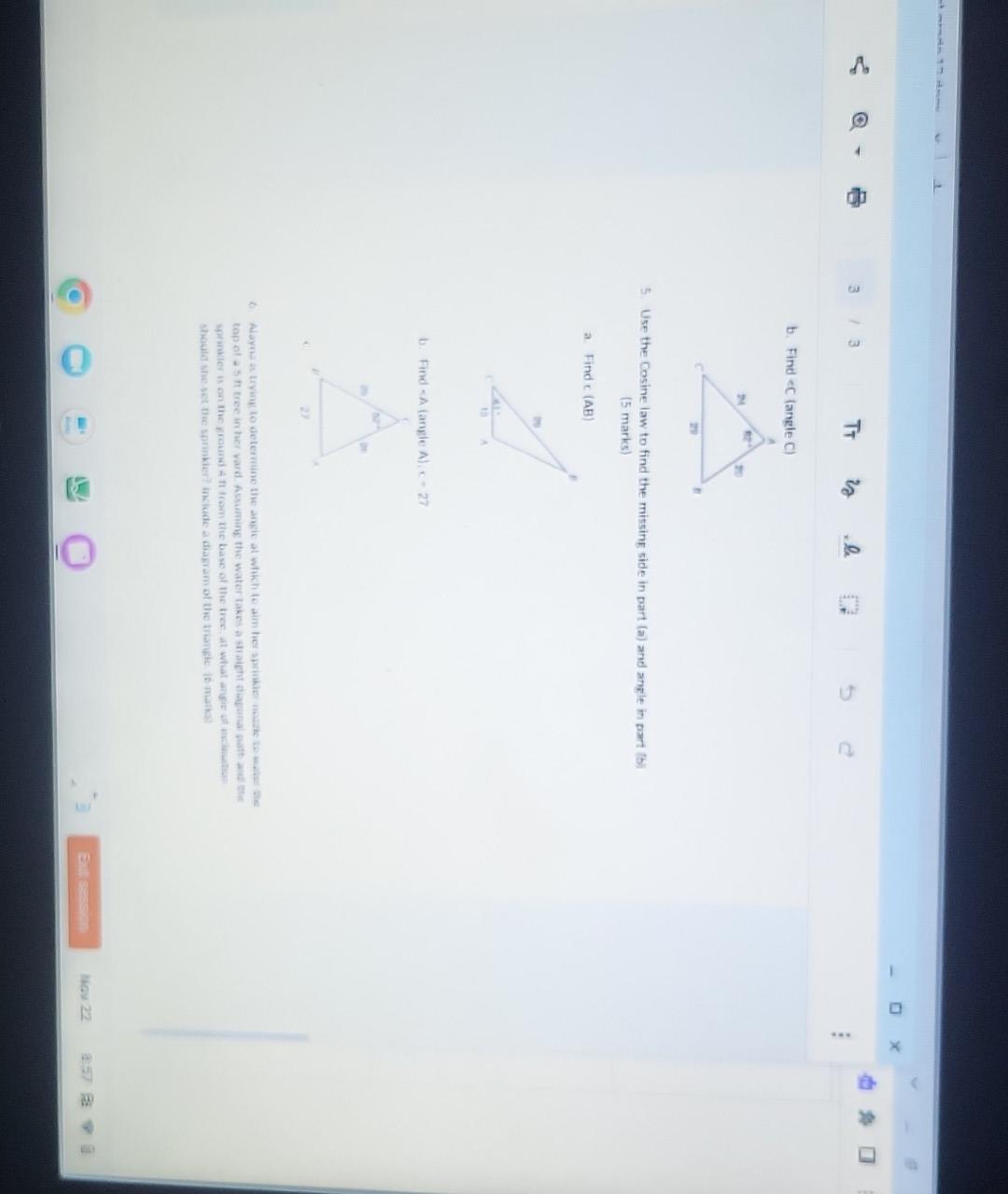 You must show your work for full marks 1. Use the 180 | Chegg.com