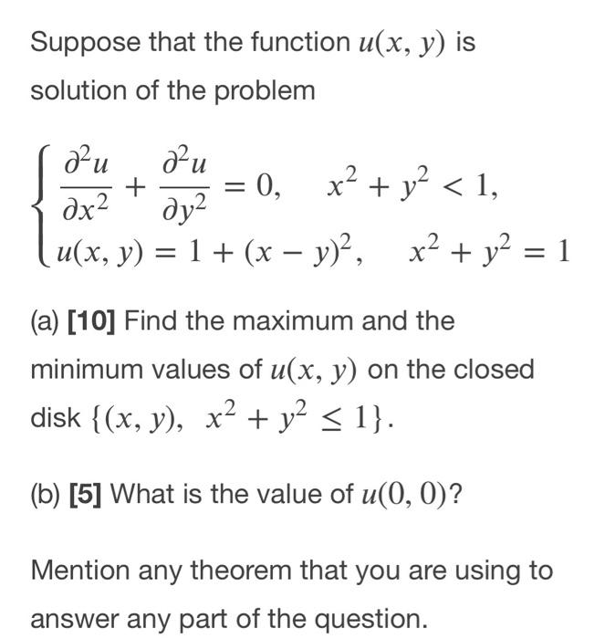 Solved Partial differential equations for engineers, I will | Chegg.com