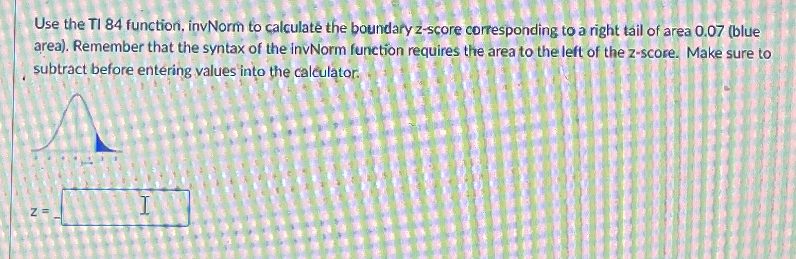 Invnorm calculator on sale