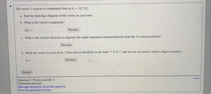 Solved Write Each Of The Following Vectors In The Polar F Chegg Com