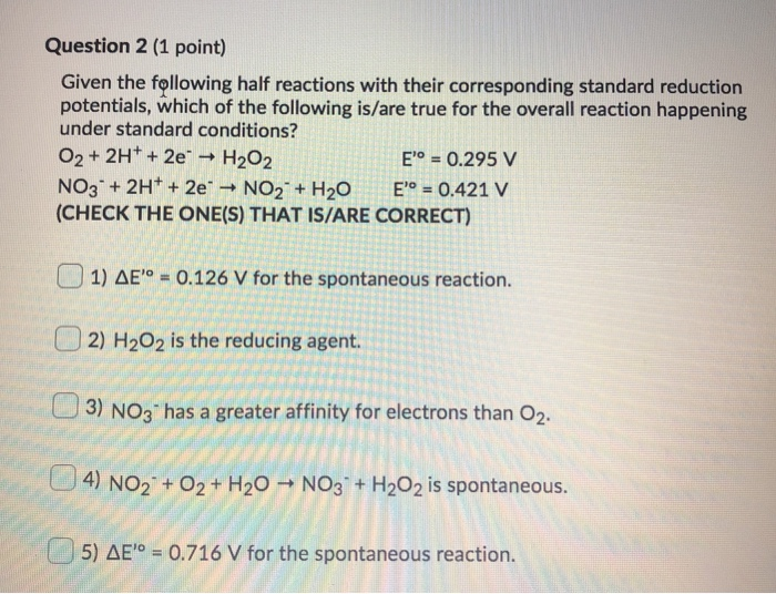 Solved Question 2 (1 point) Given the following half