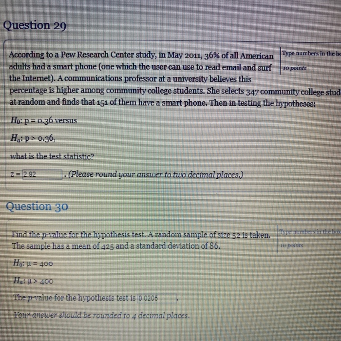 Solved Question 29 According To A Pew Research Center Study, | Chegg.com