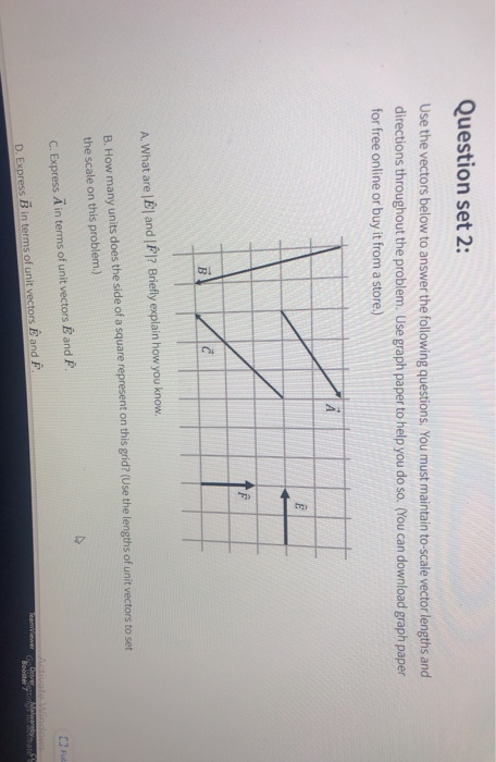 Solved Use the vectors below to answer the following | Chegg.com
