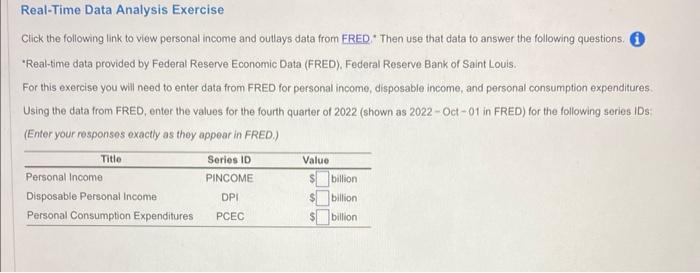 Solved Real-Time Data Analysis Exercise Click the following | Chegg.com