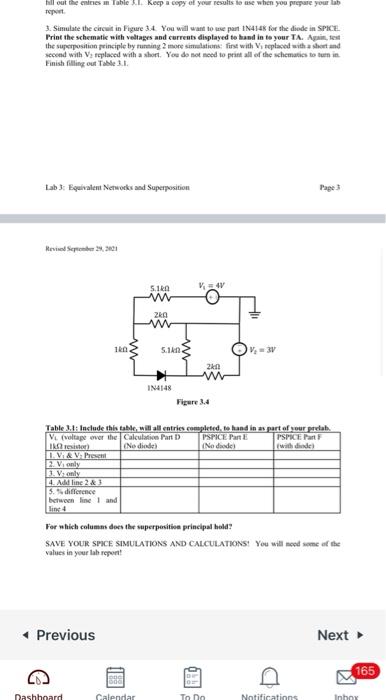 Solved Revised September 29, 2021 Prelab- Read Lab 3 Before | Chegg.com