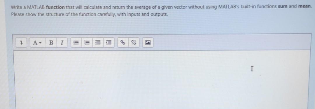 Solved Write a MATLAB function that will calculate and | Chegg.com