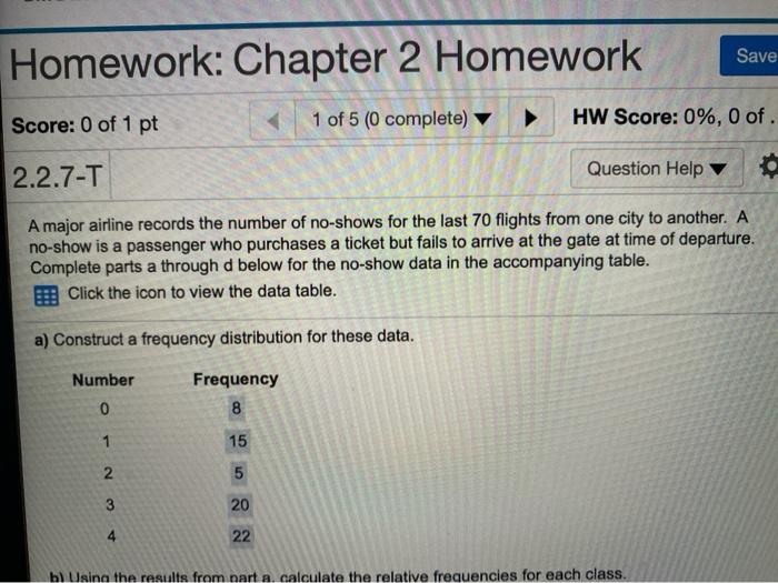 Solved Homework: Chapter 2 Homework Save Score: 0 of 1 pt 1 | Chegg.com