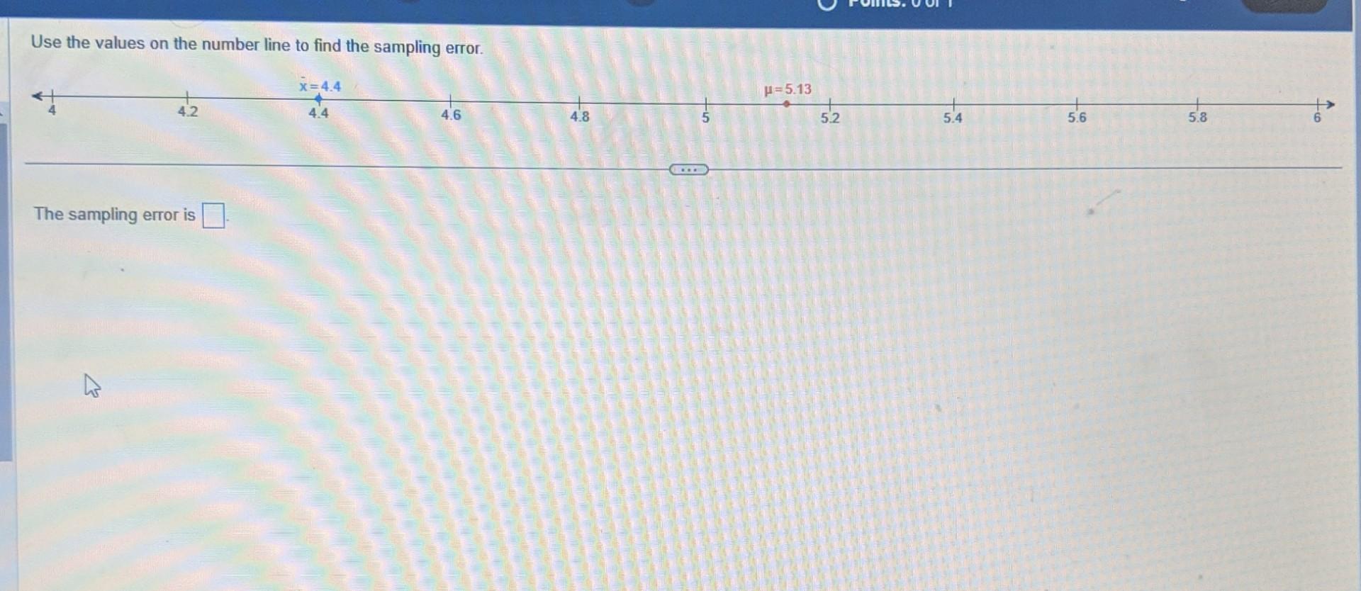 Solved Use the values on the number line to find the | Chegg.com