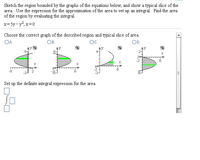 Solved Sketch the region bounded by the graphs of the | Chegg.com