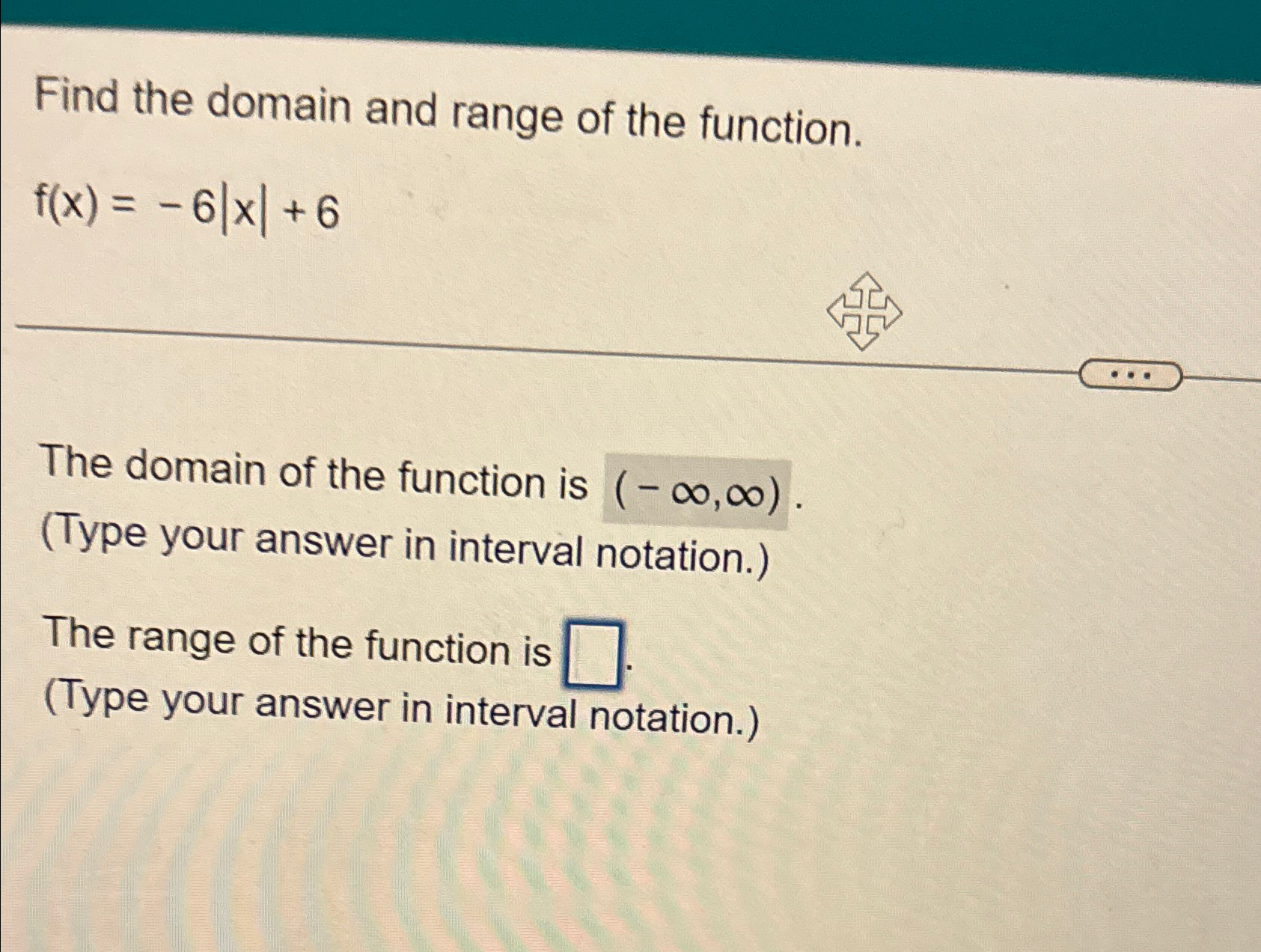 Solved Find the domain and range of the | Chegg.com