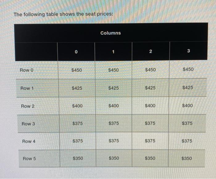 Seating Chart Application