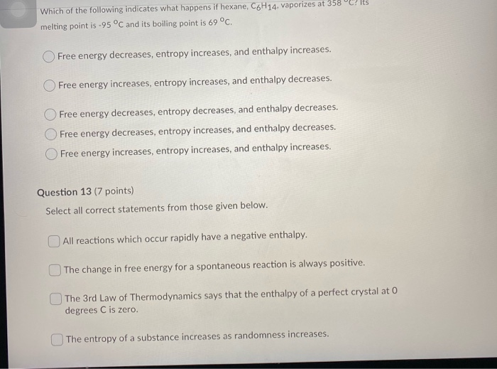 Solved Question 10 points) A certain reaction is found to | Chegg.com