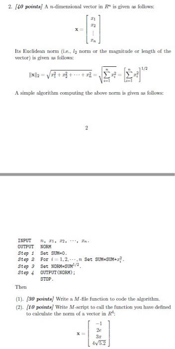 Solved This should be solved with the help of MATLAB and I | Chegg.com