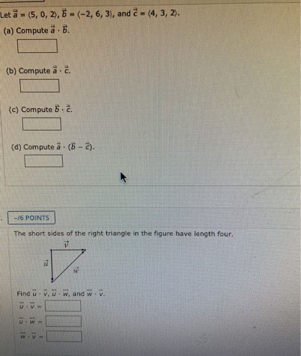 Solved Let A S 0 2 5 2 6 3 And C 4 3 2 Chegg Com