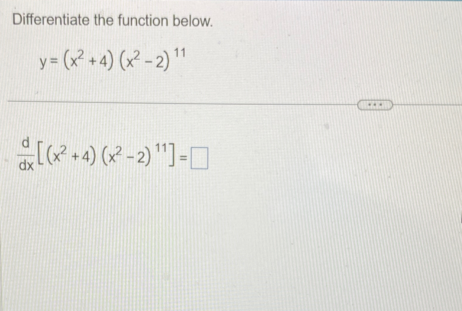 Solved Differentiate the function | Chegg.com