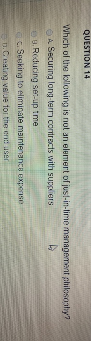Solved QUESTION 14 Which of the following is not an element | Chegg.com