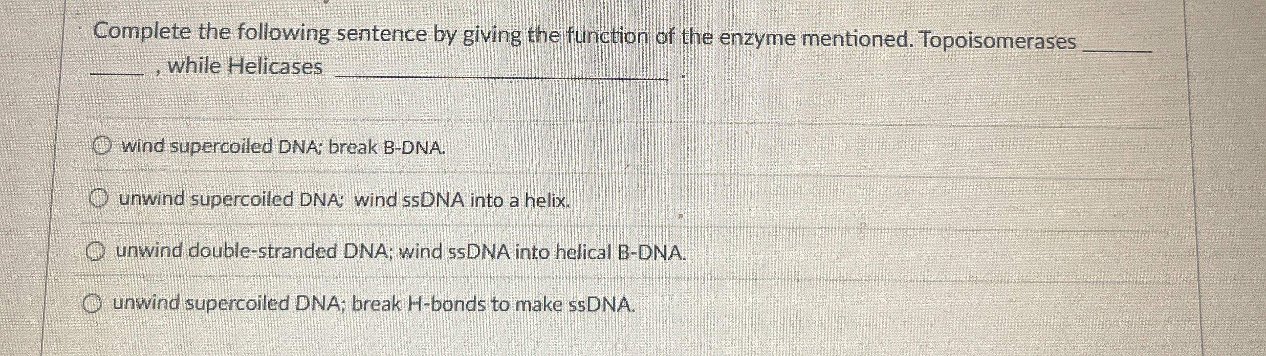 Solved Complete the following sentence by giving the