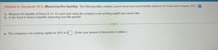 Solved (Relatod to Chockpoint 18,1) (Moasuring firm | Chegg.com