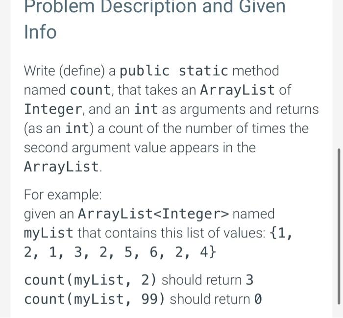 Solved Required Skills Inventory - Write a method that take | Chegg.com